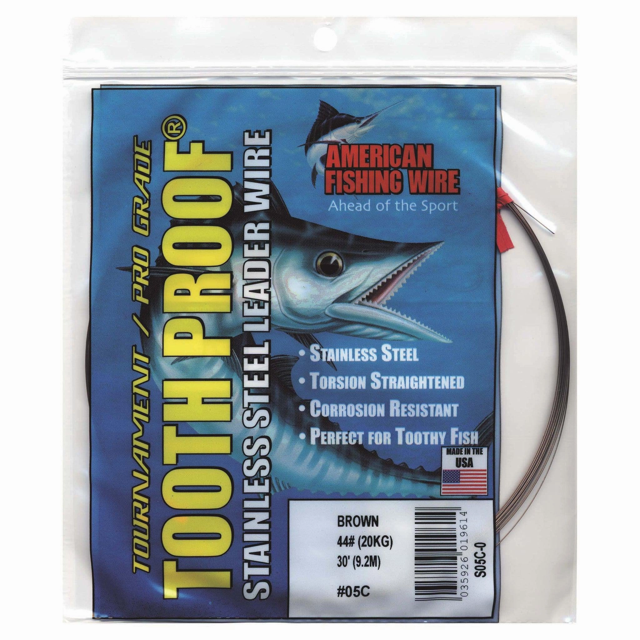 AFW Tooth Proof Stainless Steel Wire Leader