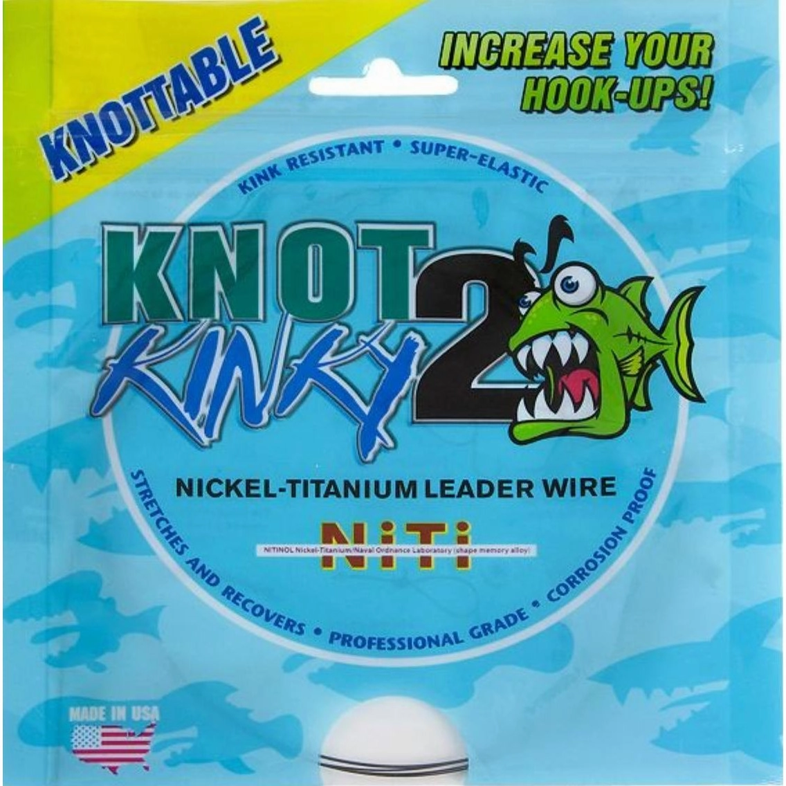 Aquateko's Knot 2 Kinky Nickel Leader Wire