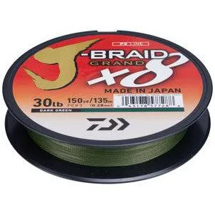 Dawia J-Braid X8 Grand Braided Line 150 yds