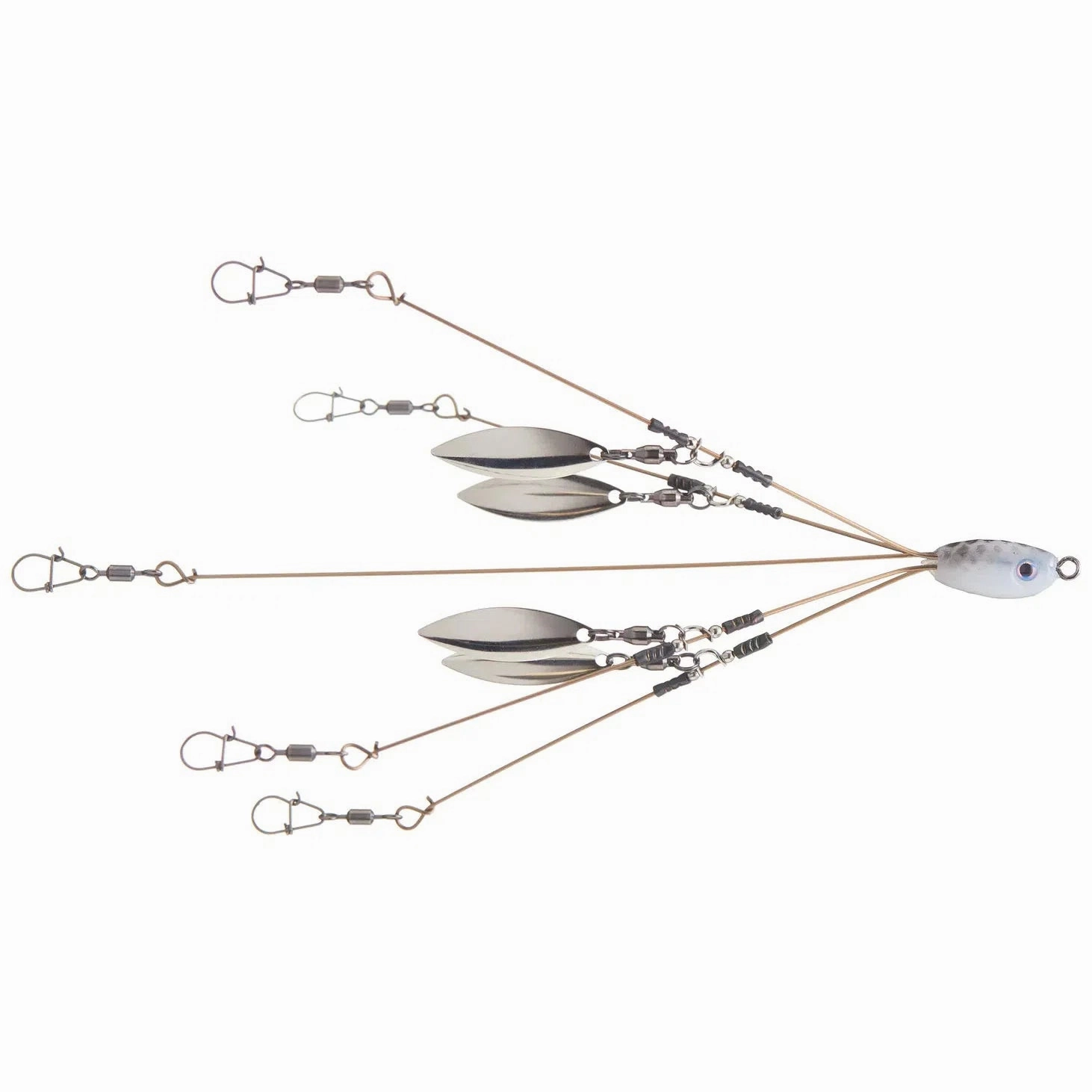Hog Farmer Tactical Bassin Mini 5 Wire 4 Blade Rig