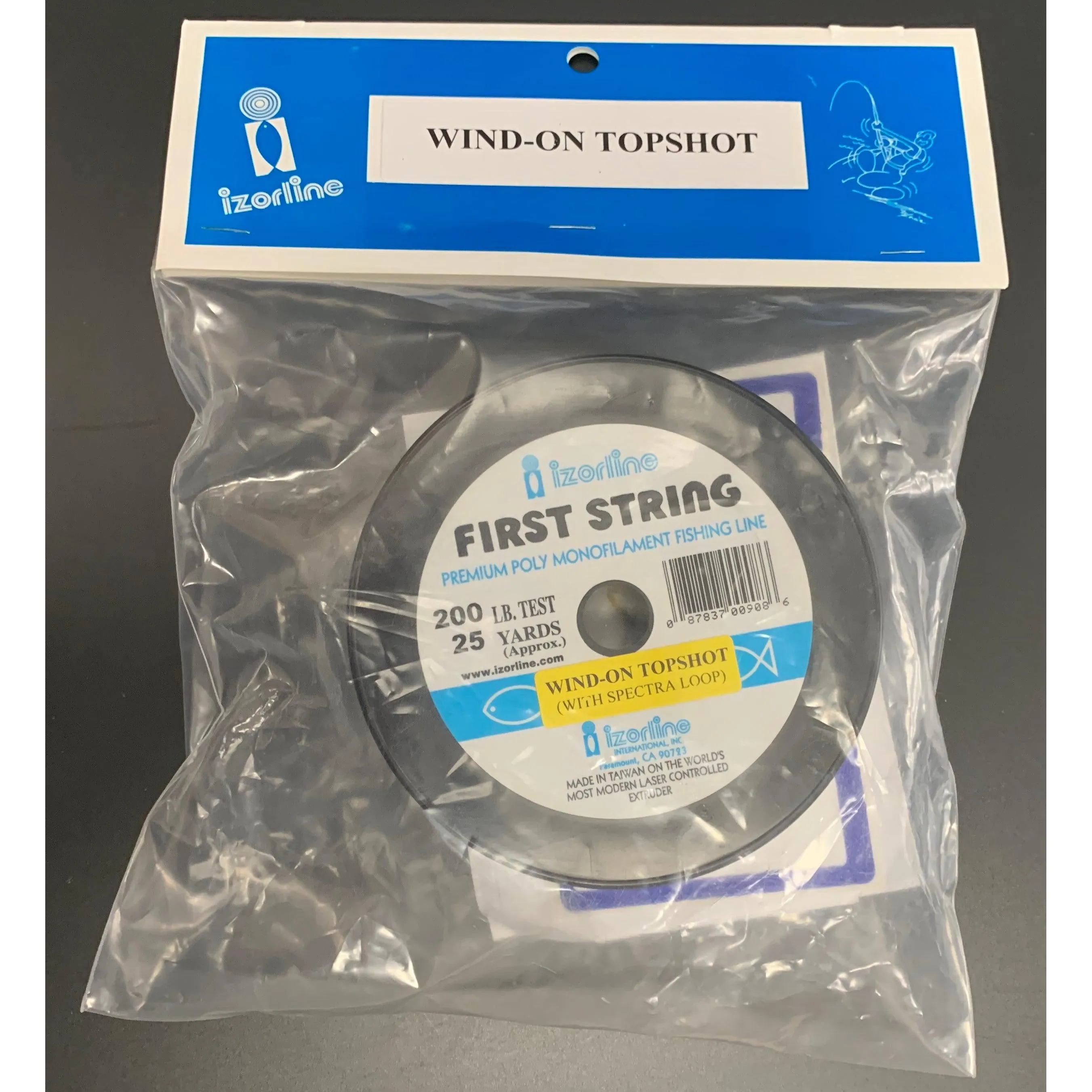 Izorline First String Clear Monofilament Wind-On Top Shots