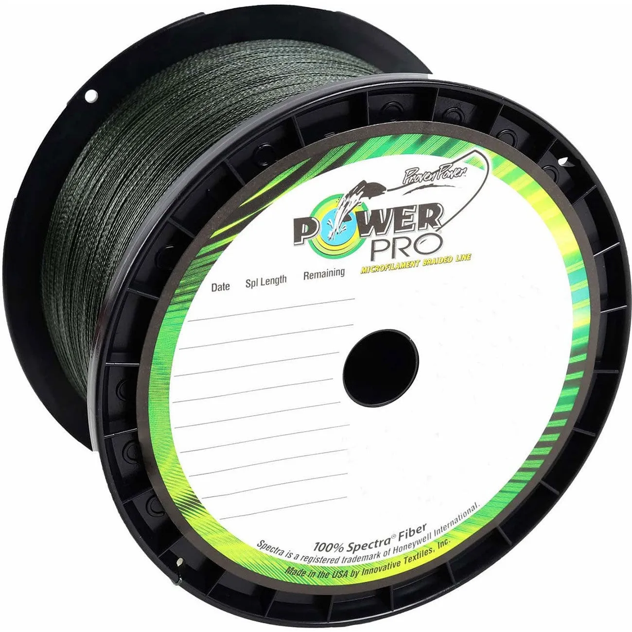 Power Pro Braid Green 1500yds Bulk Spools