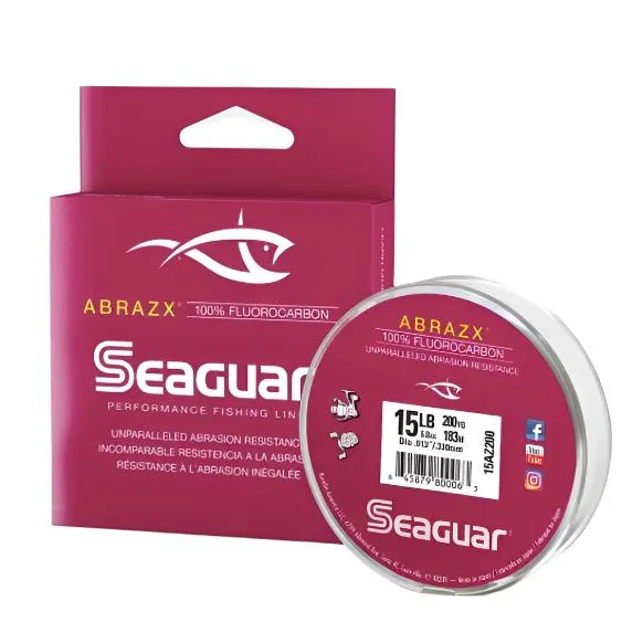 Seaguar Abrazx Fluorocarbon Line 200 Yards