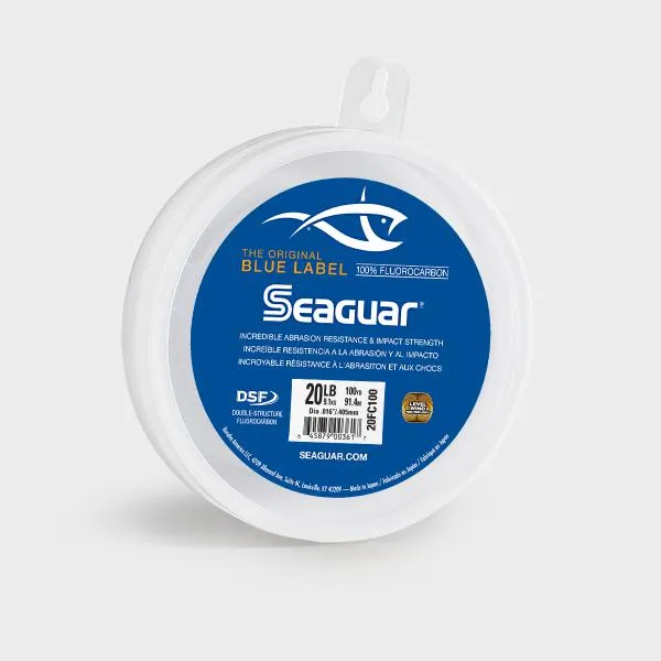 Seaguar Blue Label 100% Fluorocarbon 100 Yards Leader Line