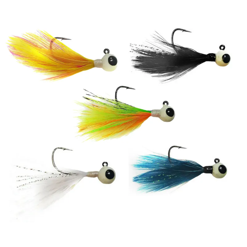 TUNGSTEN FEATHER JIGS (5 PACK)