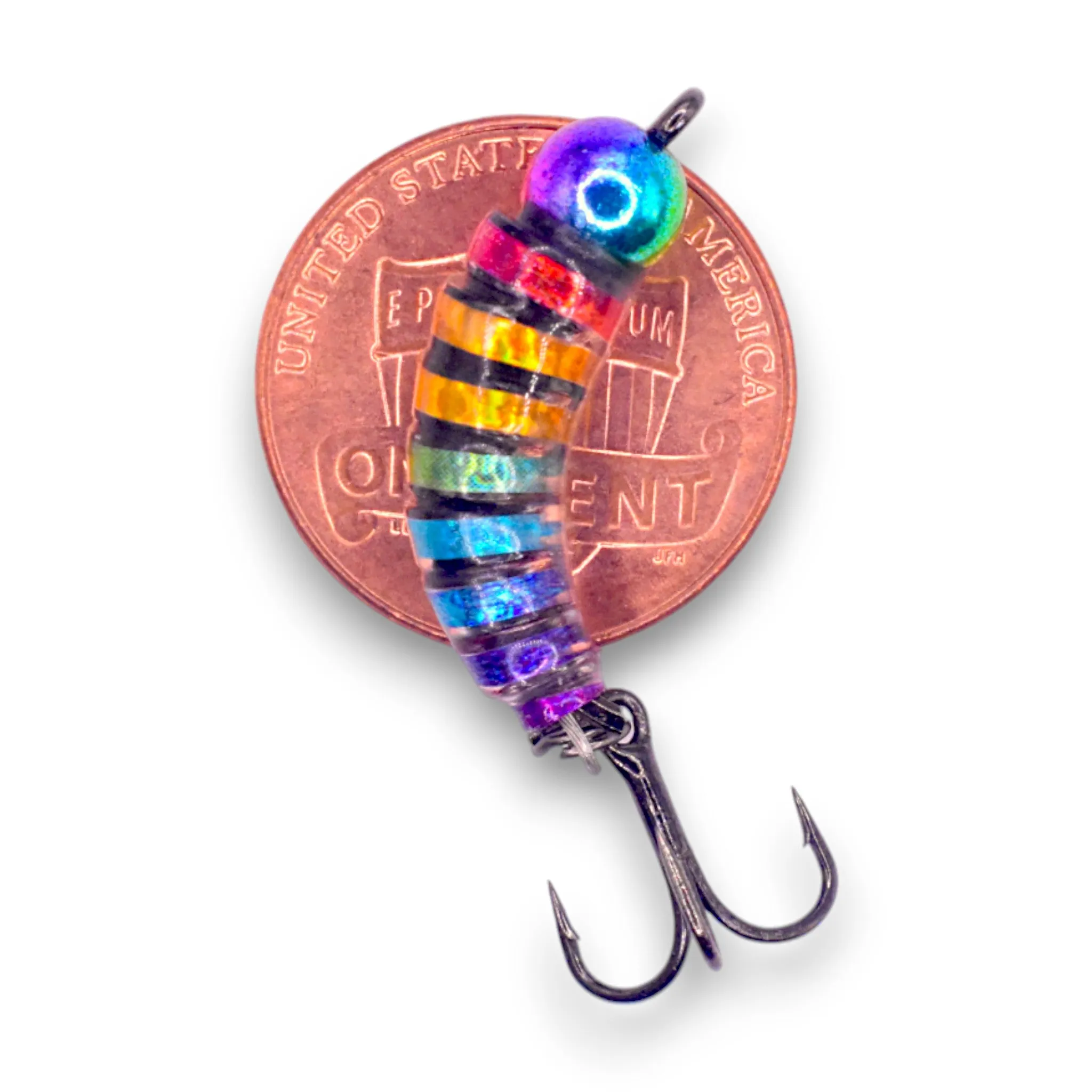 Tungsten Mighty Maggot Jig | Compact Treble Hook Lure  Kenders Outdoors
