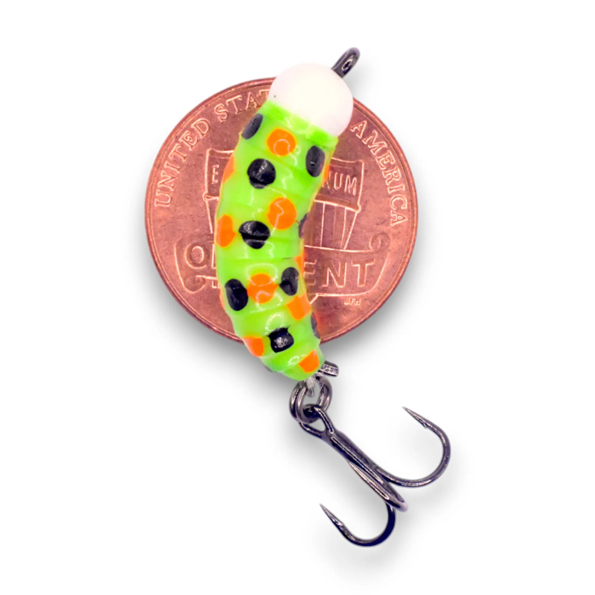Tungsten Mighty Maggot Jig | Compact Treble Hook Lure  Kenders Outdoors