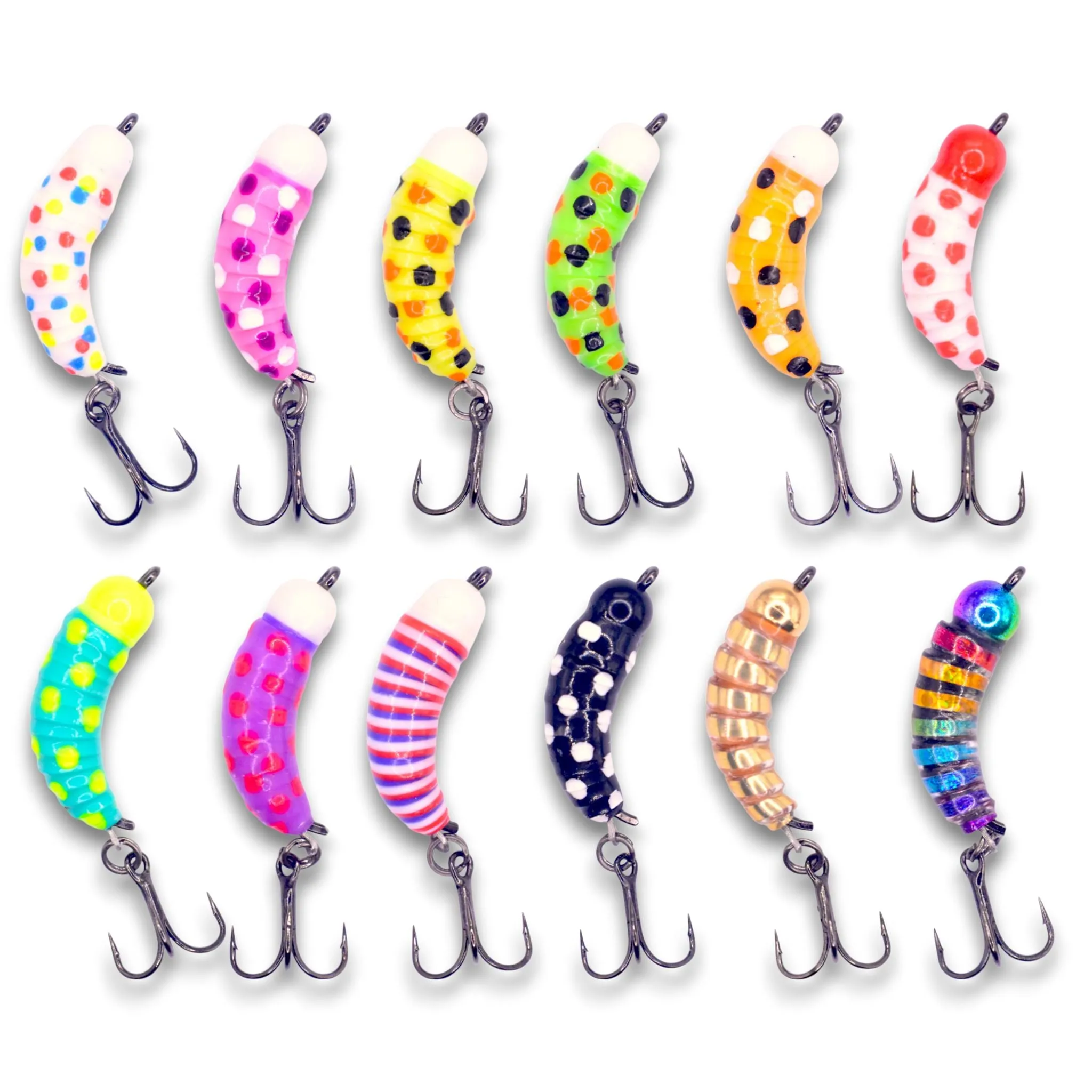 Tungsten Mighty Maggot Jig | Compact Treble Hook Lure  Kenders Outdoors