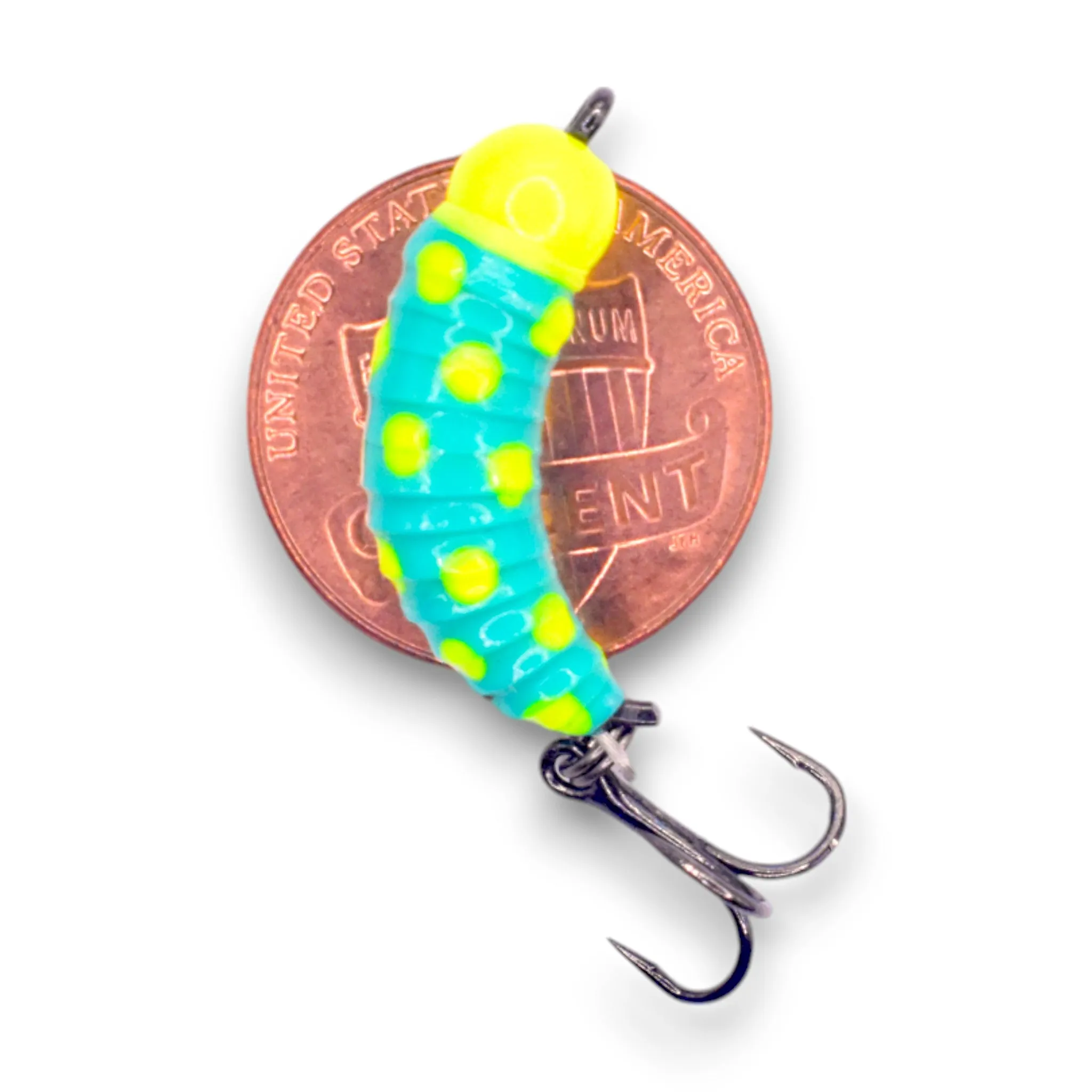 Tungsten Mighty Maggot Jig | Compact Treble Hook Lure  Kenders Outdoors