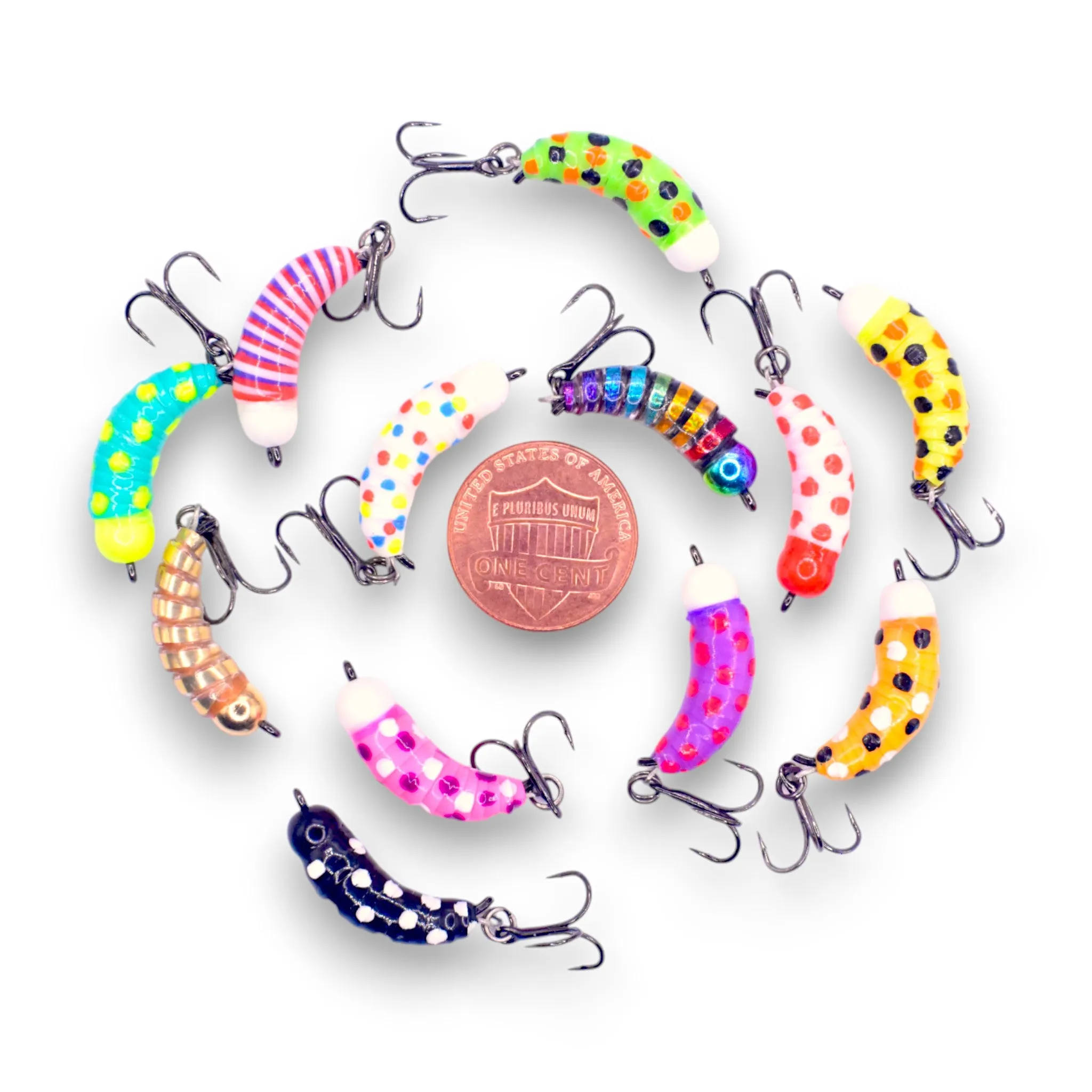 Tungsten Mighty Maggot Jig | Compact Treble Hook Lure  Kenders Outdoors