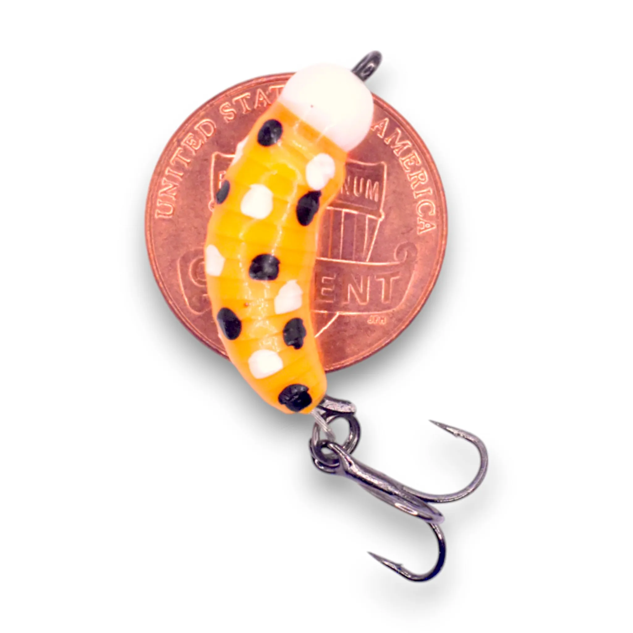 Tungsten Mighty Maggot Jig | Compact Treble Hook Lure  Kenders Outdoors