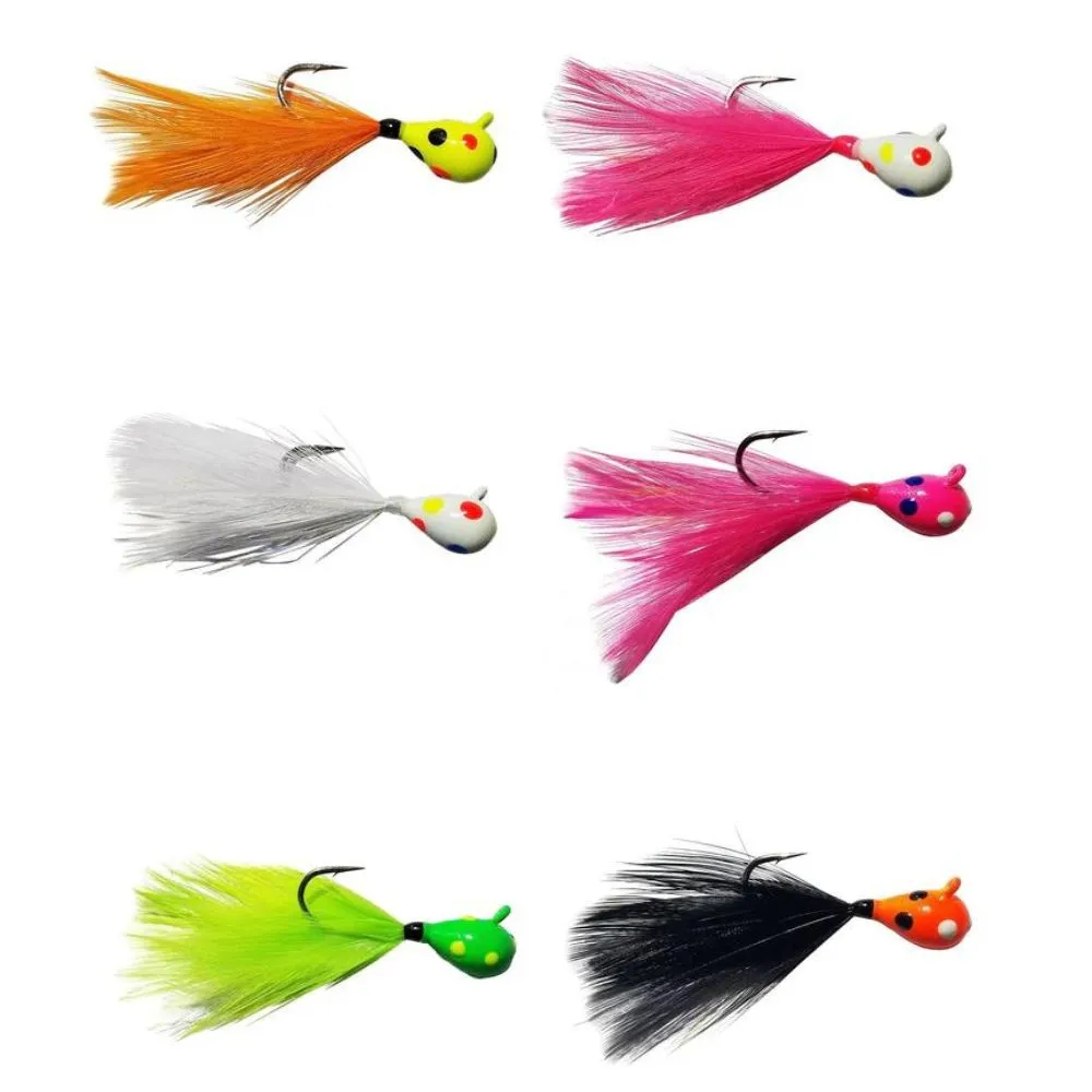 TUNGSTEN WONDER FEATHER JIGS (6 PACK)