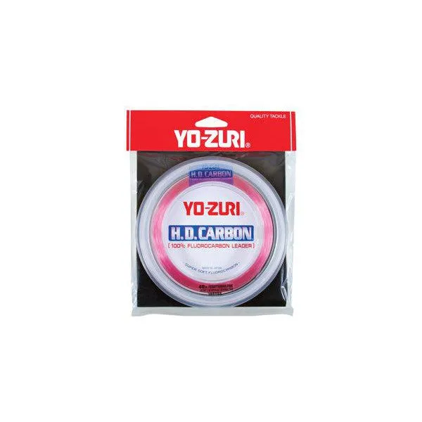 Yo-Zuri H.D. Carbon Disappearing Pink 100% Fluorocarbon Leader